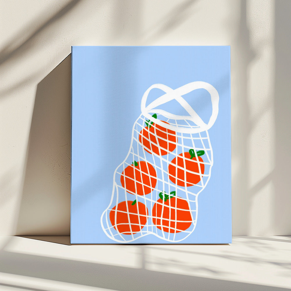 Tomaten im Netz | Leinwand