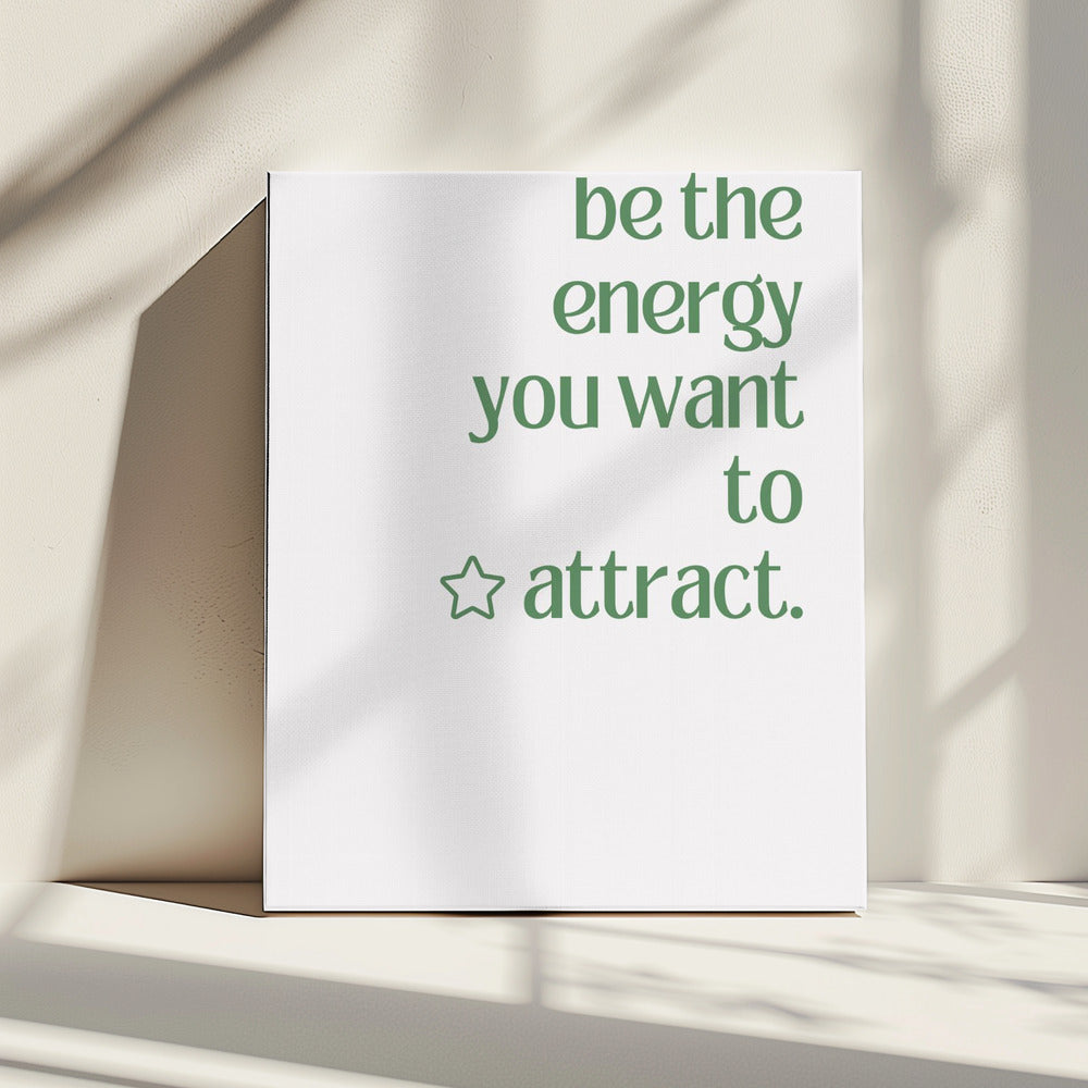 Nur positive Vibes | Leinwand