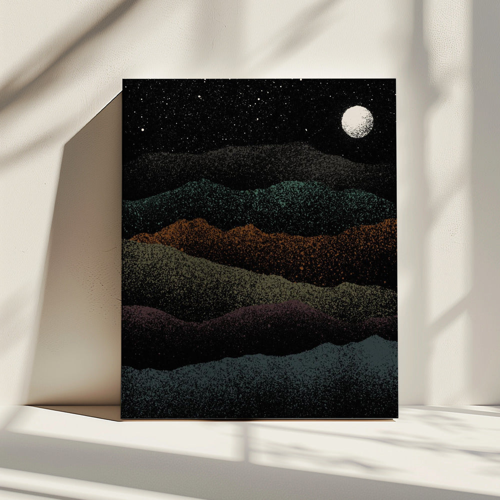 Jenseits der Berge | Leinwand