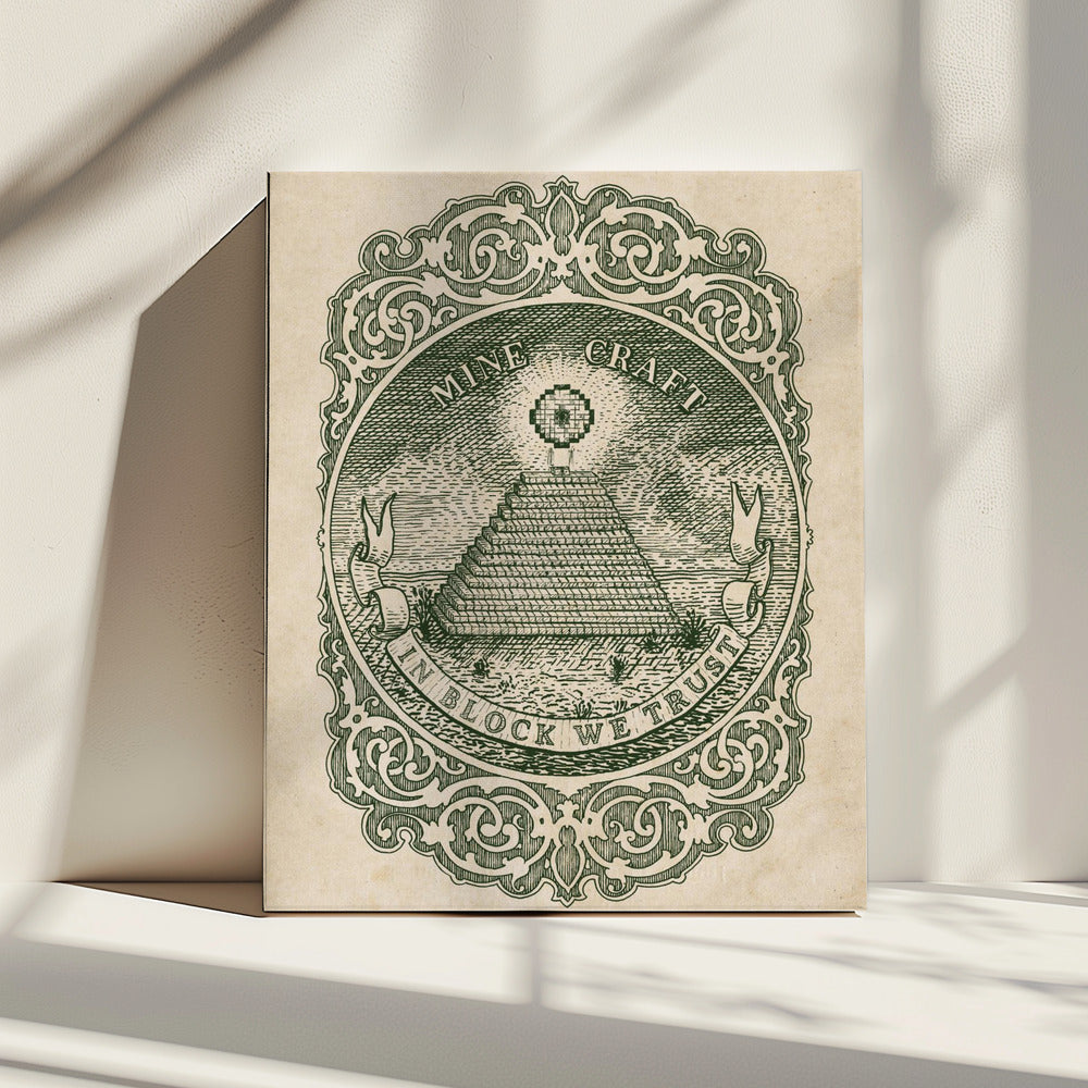 In Block We Trust | Leinwand
