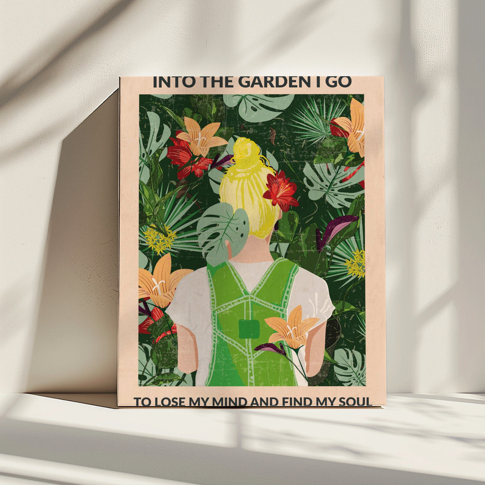 In den Garten (blond) | Leinwand