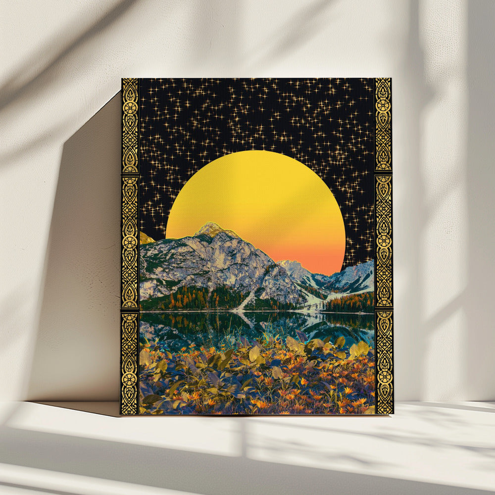 Mond & Sterne | Leinwand
