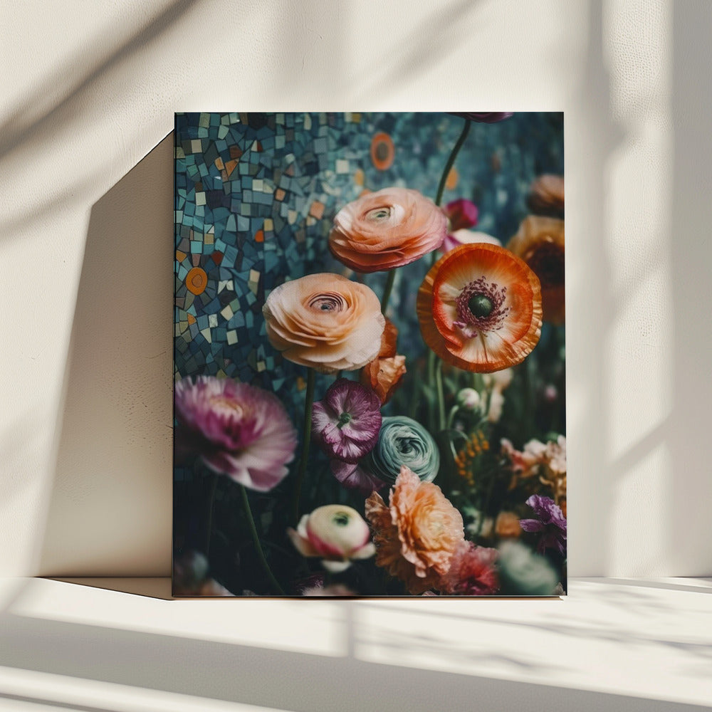 Mosaik Blooming | Leinwand