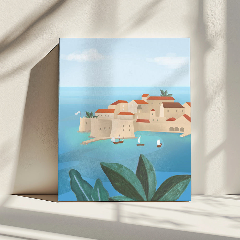 Dubrovnik Stadt | Leinwand