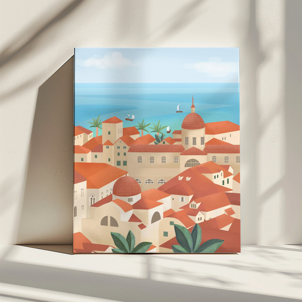Altstadt von Dubrovnik | Leinwand