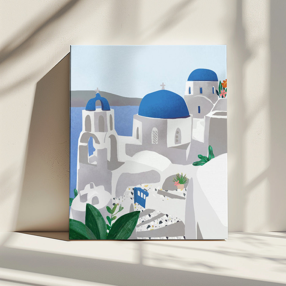 Santorini island | Canvas