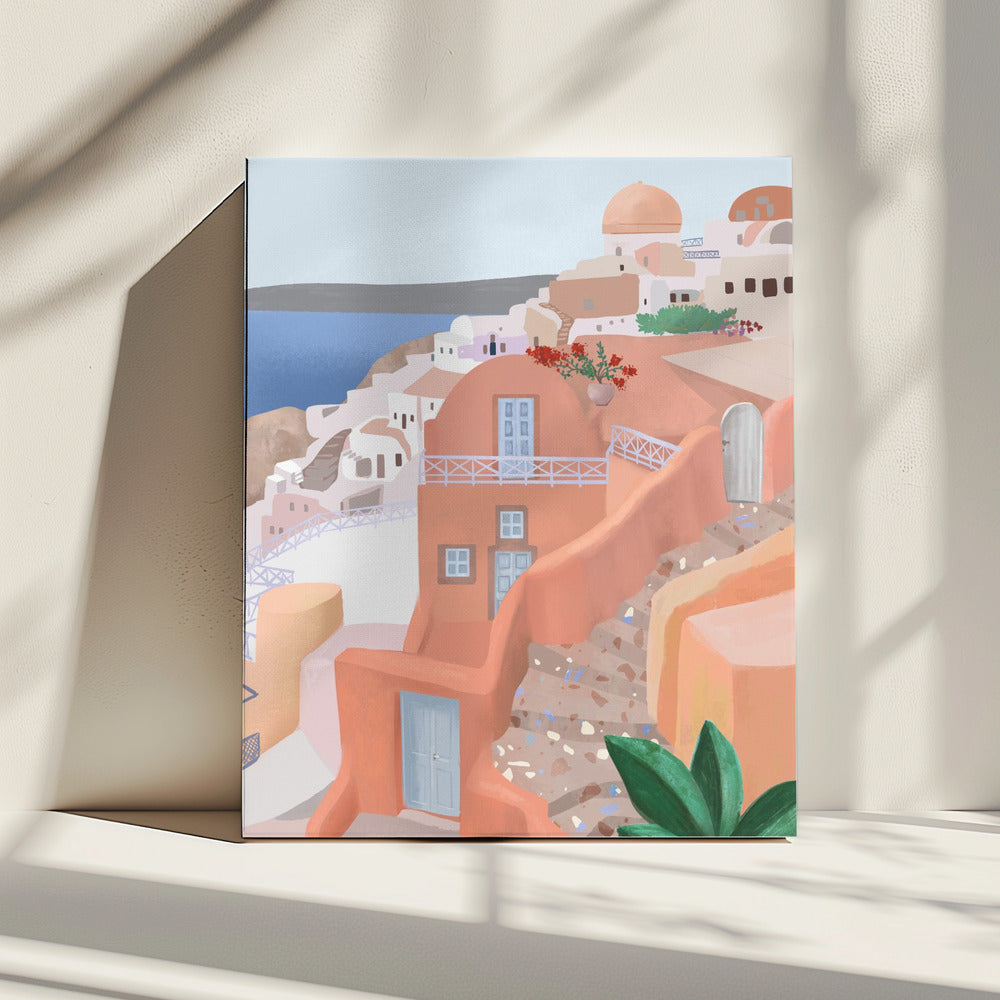 Santorin, Griechenland | Leinwand