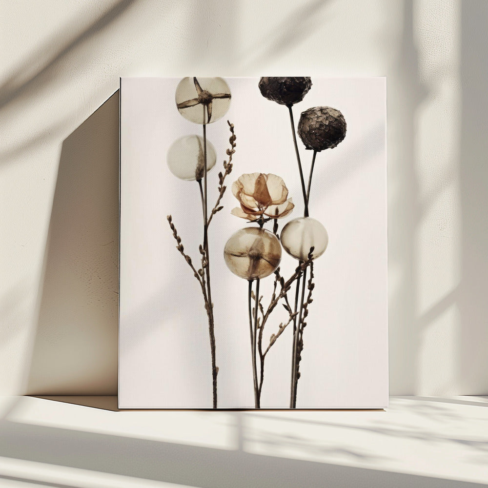 Glaskugelblumen | Leinwand