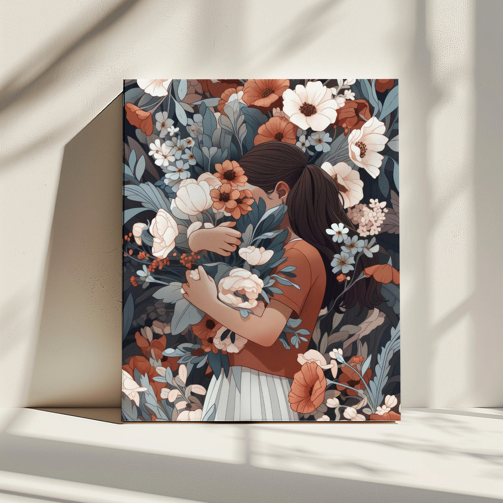 Florale Umarmung | Leinwand