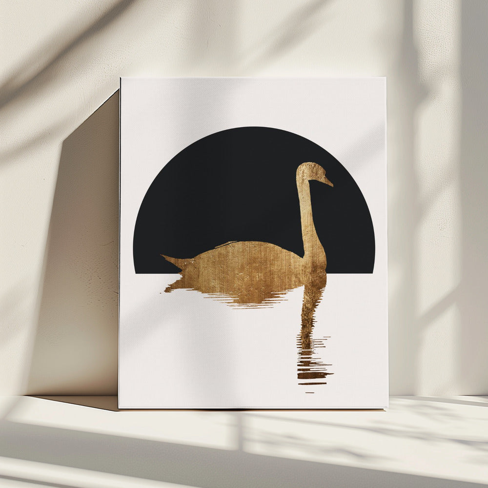 Der Schwan Schwarz | Leinwand