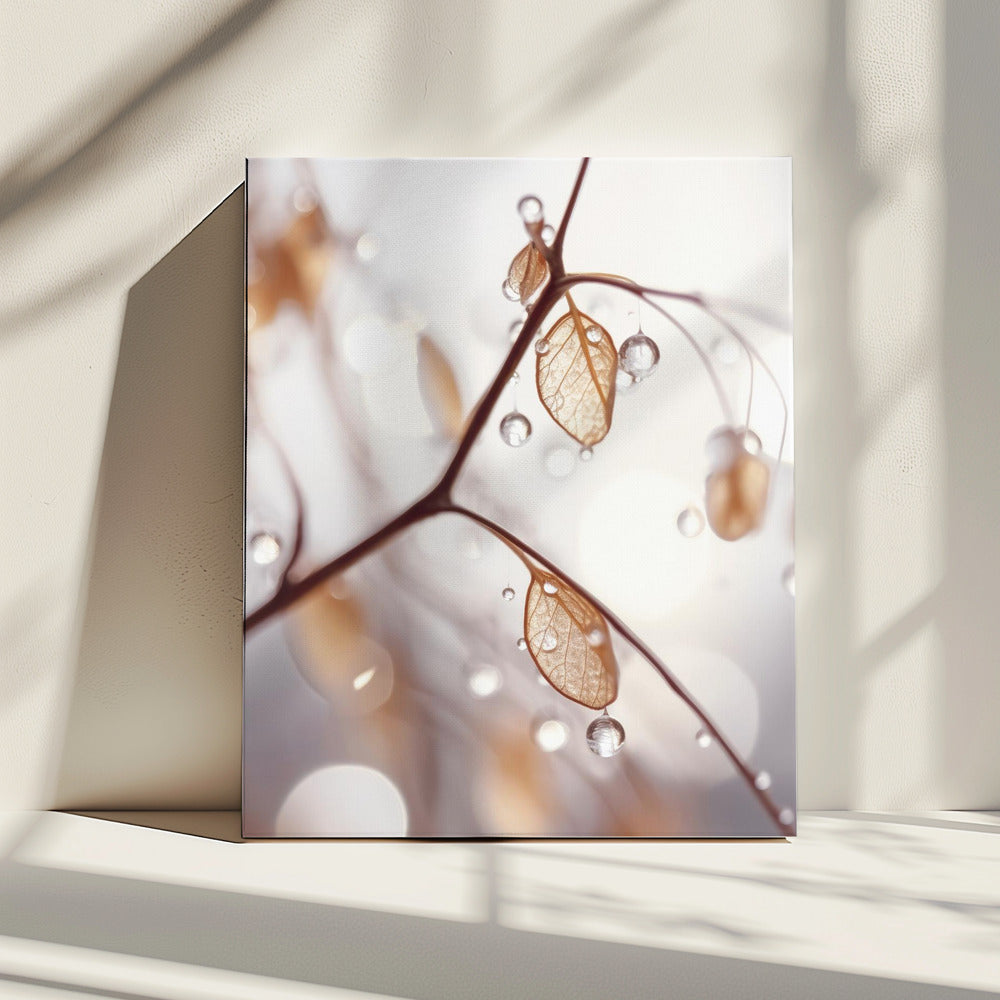 Taufrische Eleganz | Leinwand