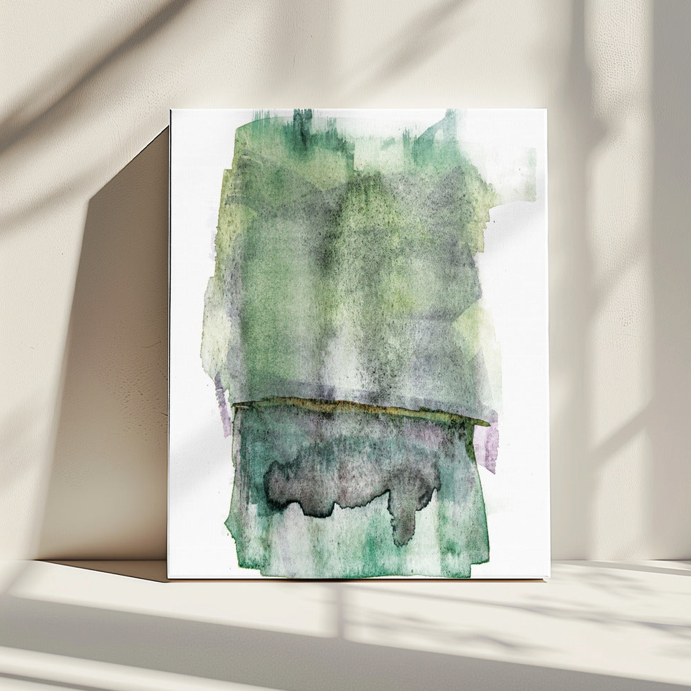 Neblige grüne Träume | Leinwand