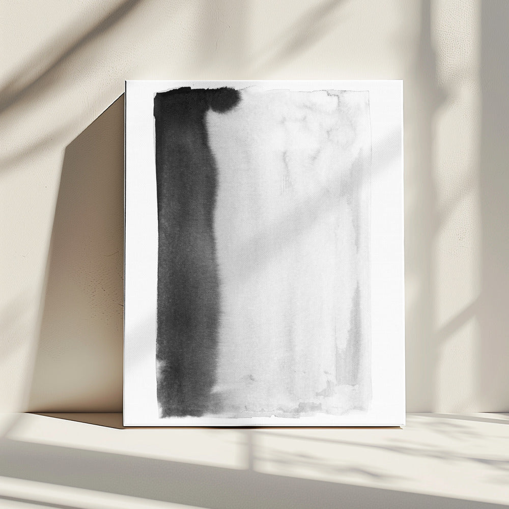 Monochromer Fluss | Leinwand