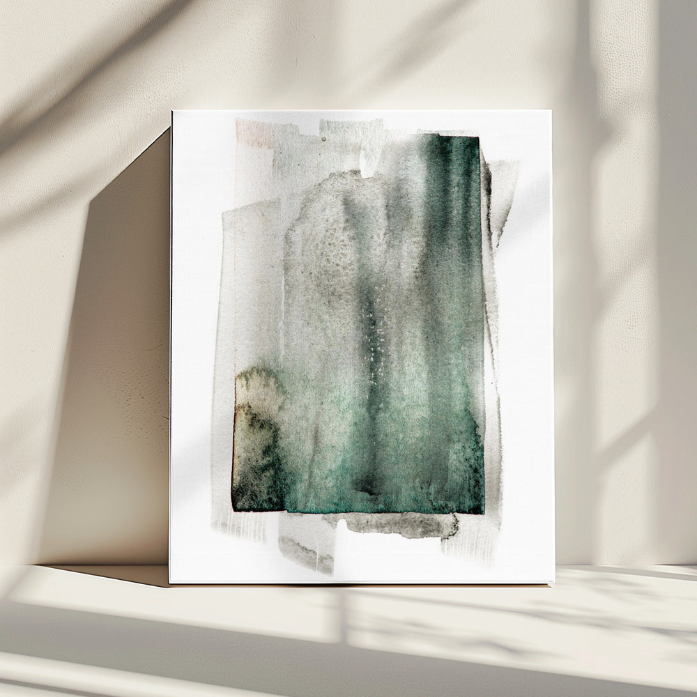 Abstraktes Aquarellgemälde | Leinwand