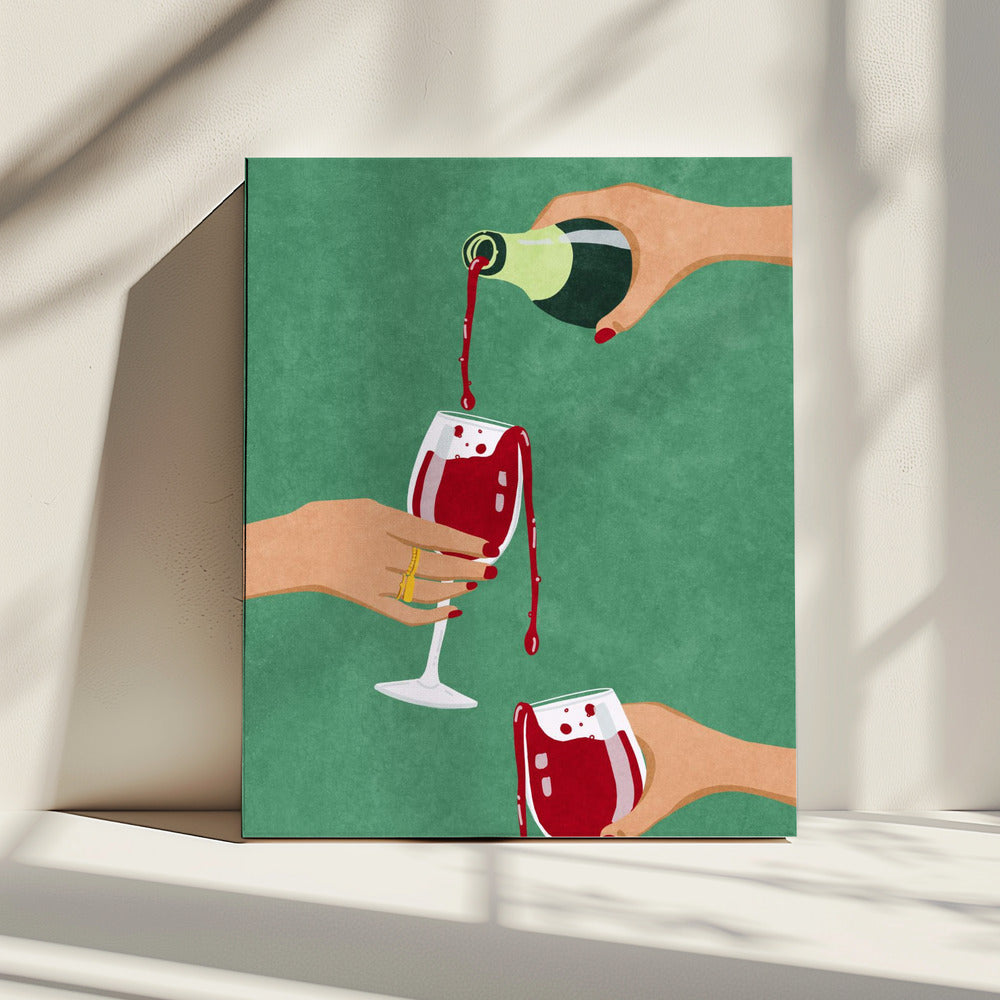 Prost Mädchen | Leinwand