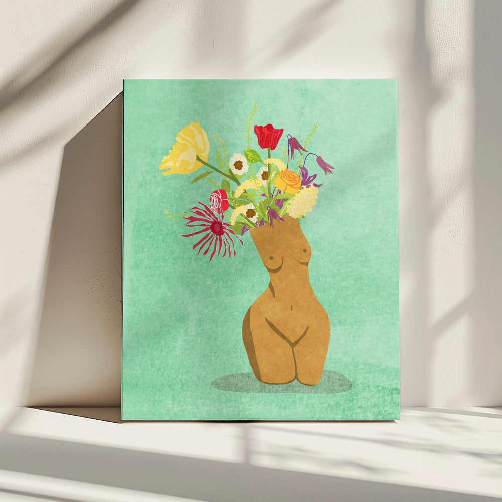 Ich bin eine Wildblume | Leinwand