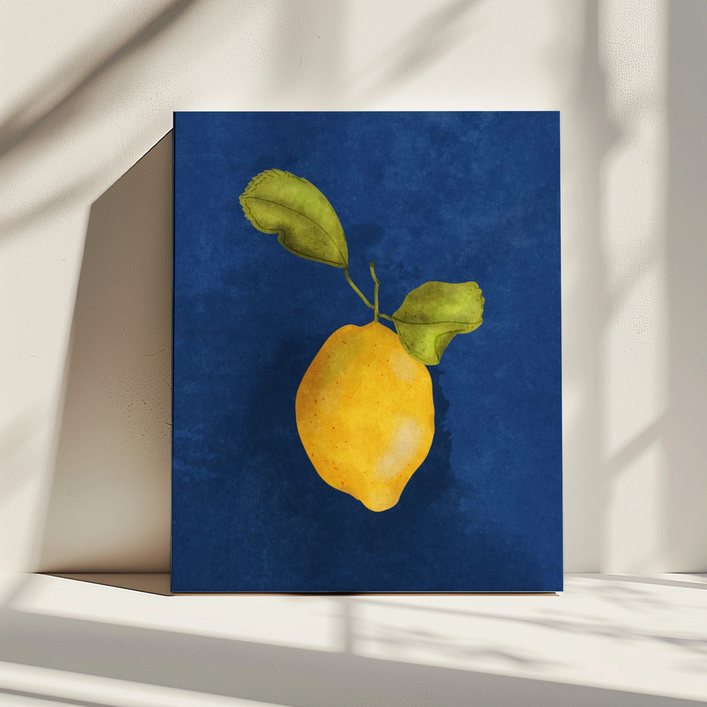 Nur eine kleine Zitrone | Leinwand
