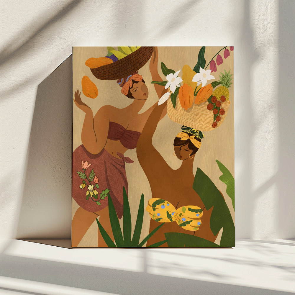 Ups, Papaya | Leinwand