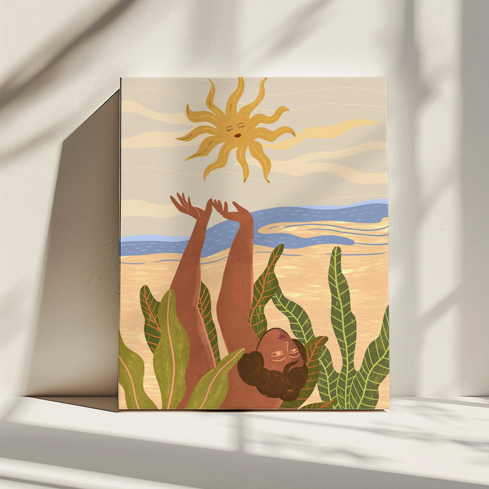 Sonnenanbetung | Leinwand