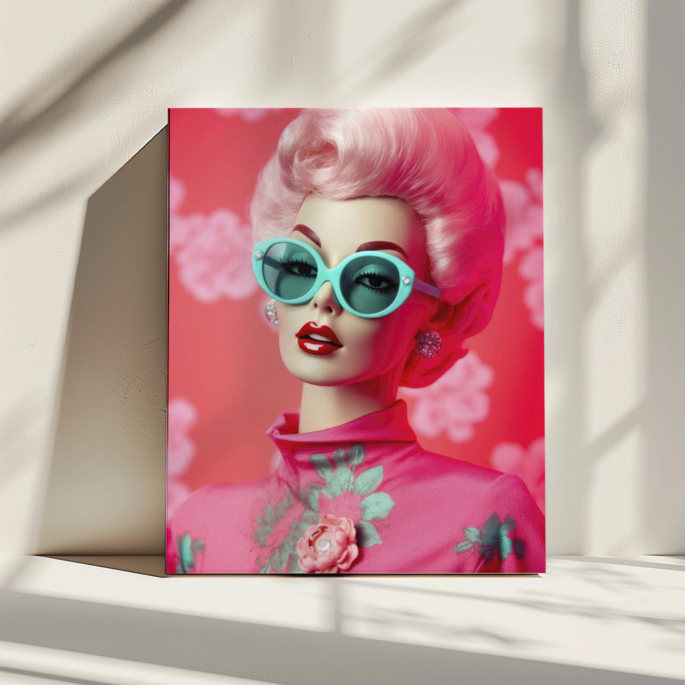 Retro-Glamour-Ikone | Leinwand