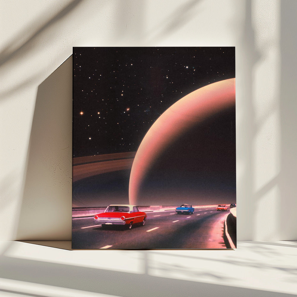 Saturn Verkehr | Leinwand