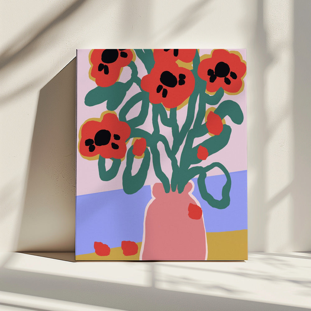 Vase „Blooming“ | Leinwand