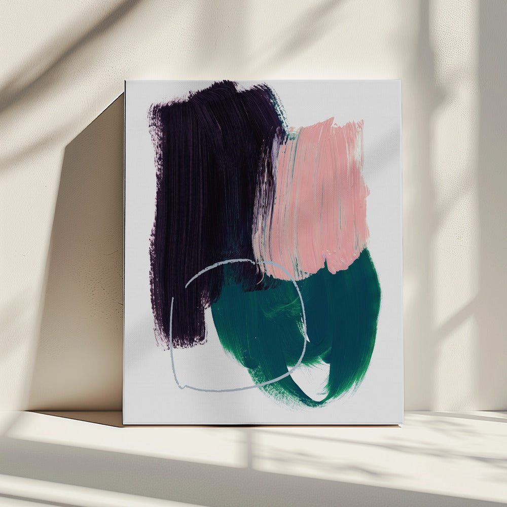 Abstrakte Pinselstriche 10 | Leinwand