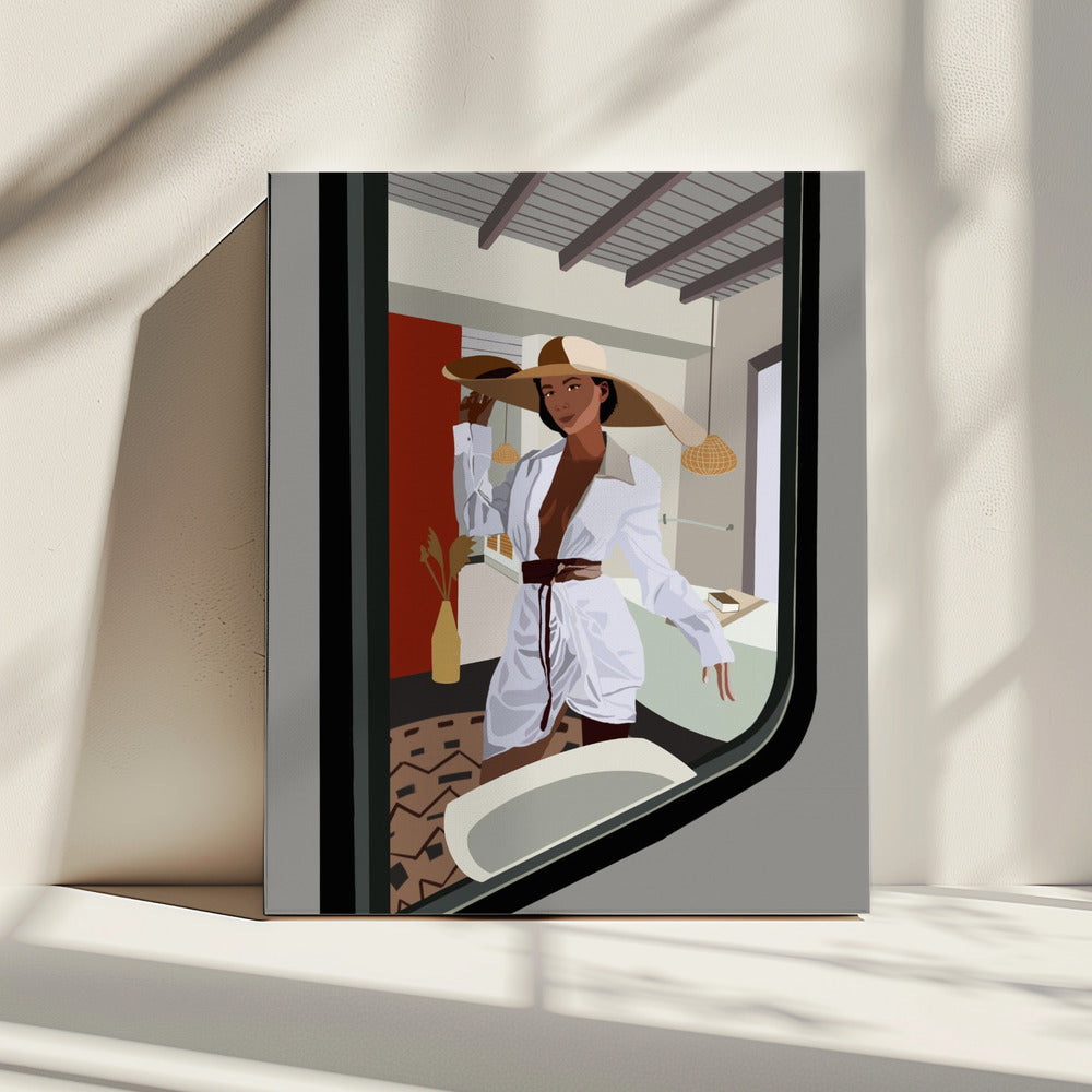 Schicke Reflexion | Leinwand