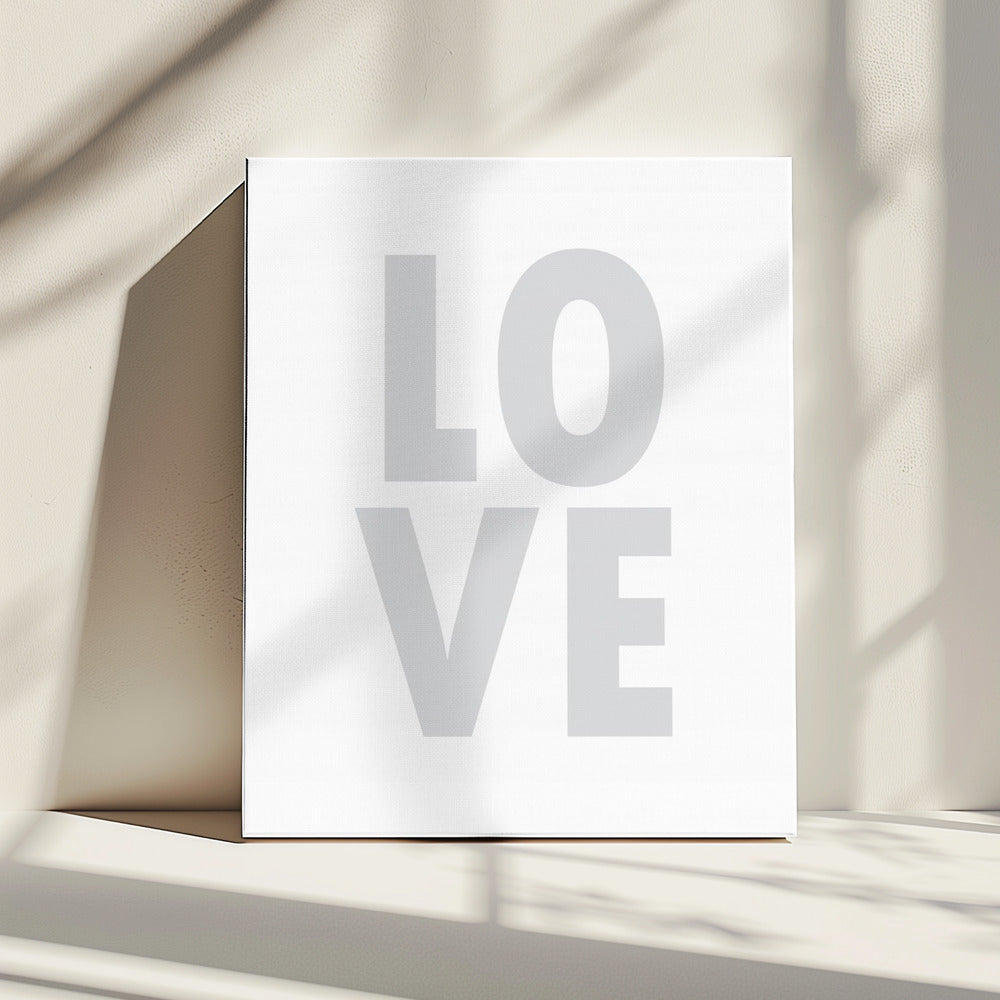 Lovegray2f Oju 2x3 | Canvas