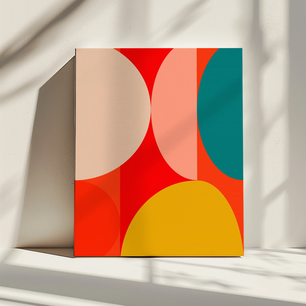 Mid Century Pastel 13 | Canvas