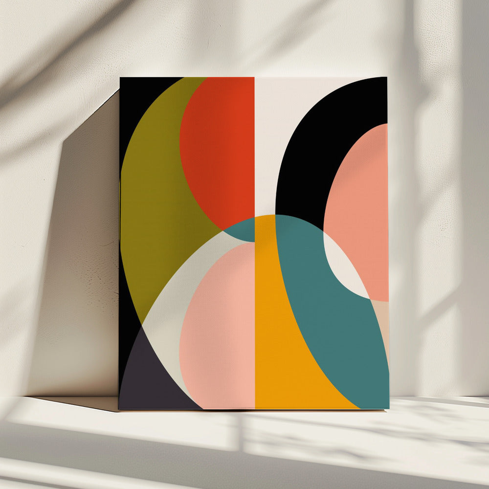 Mid Century Pastel 11 | Canvas