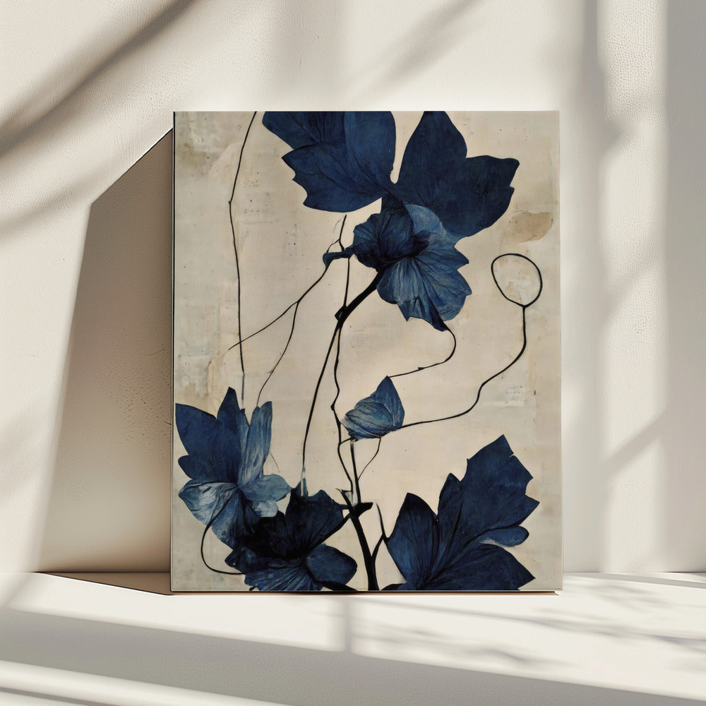 Indigoblume | Leinwand