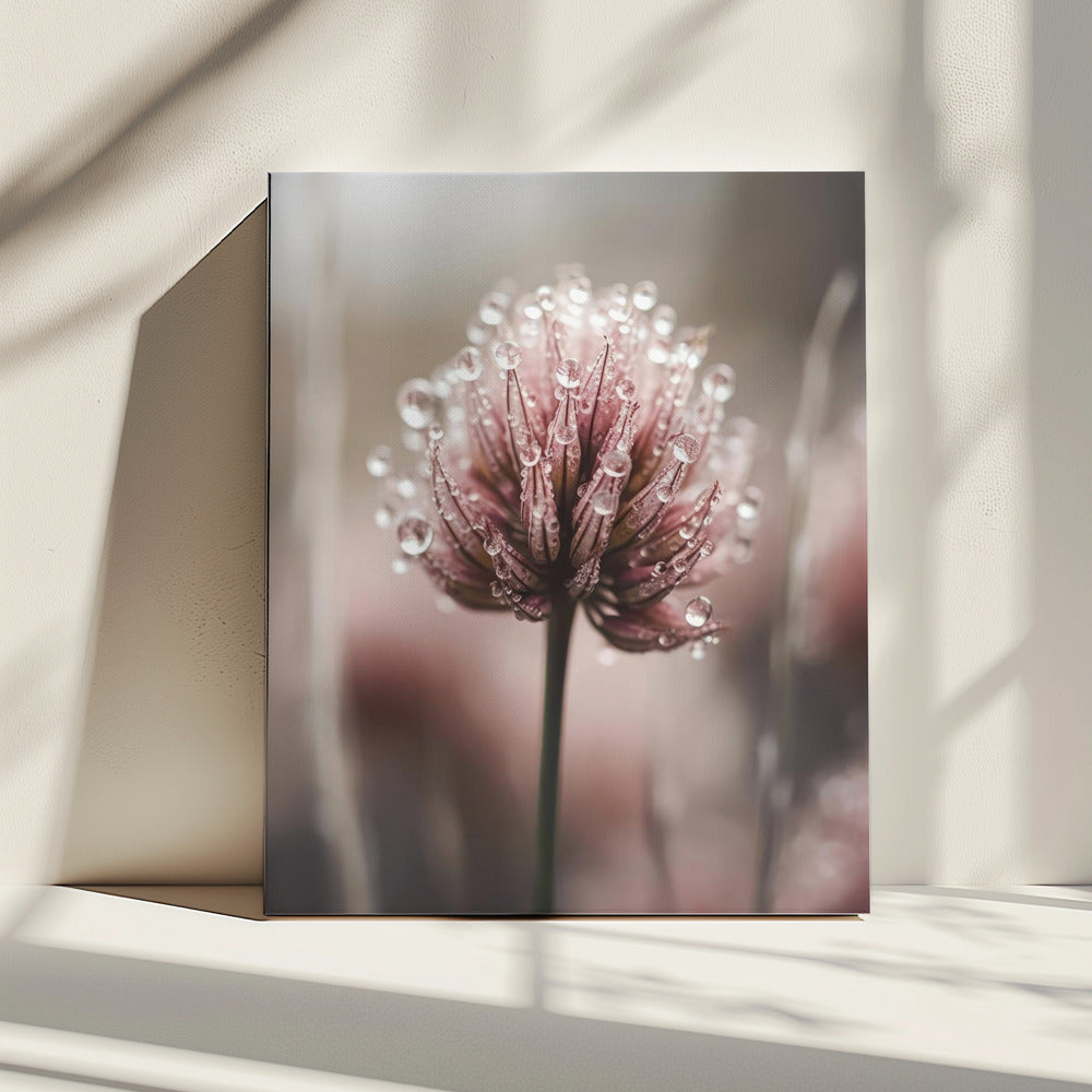 Taugeküsste Blüte | Leinwand