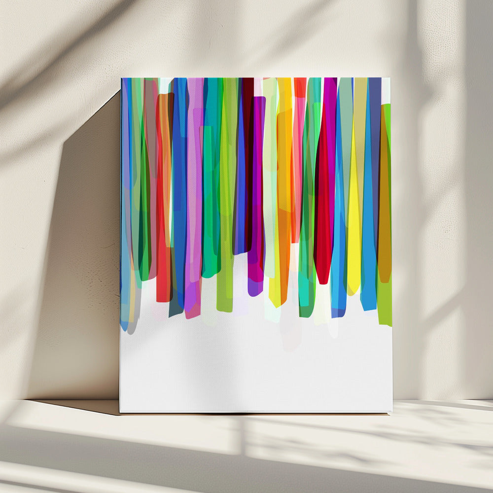 Bunte Streifen 2 | Leinwand