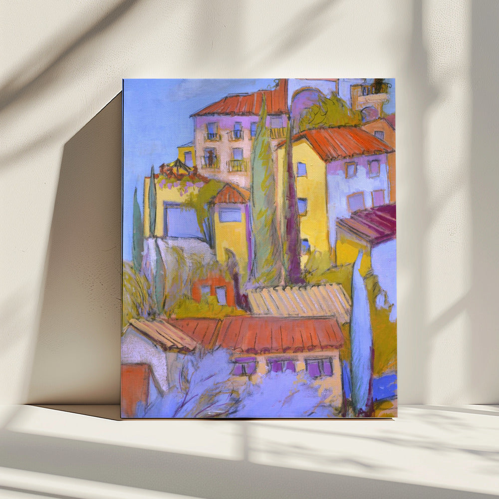 Mediterrane Farbtöne | Leinwand