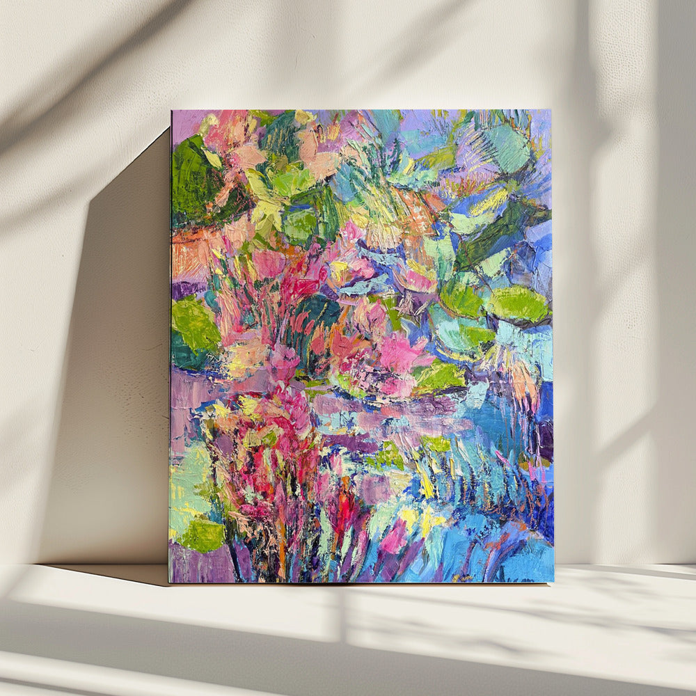 Lebendige Blumenträume | Leinwand