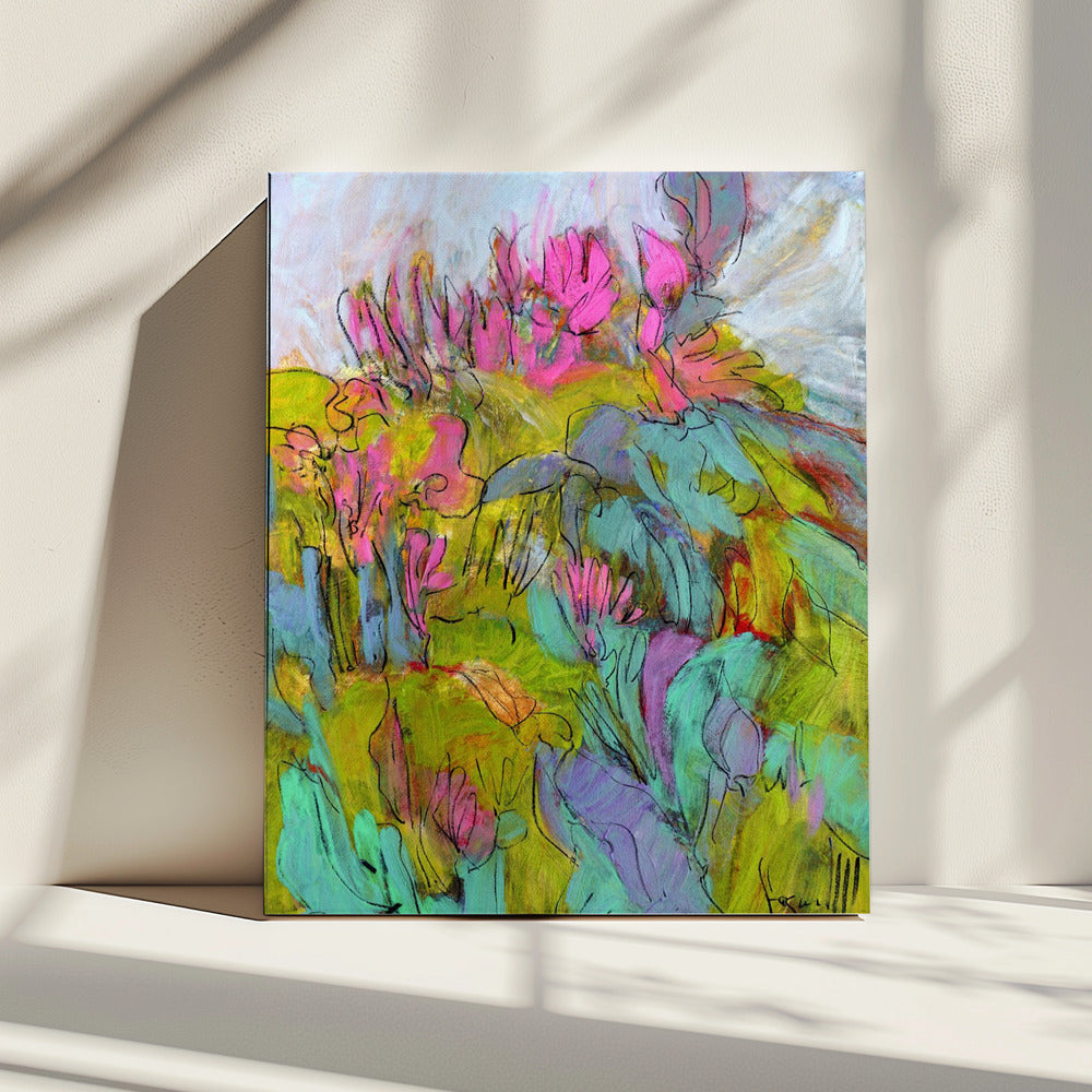 Wunderliche Gartenträume | Leinwand