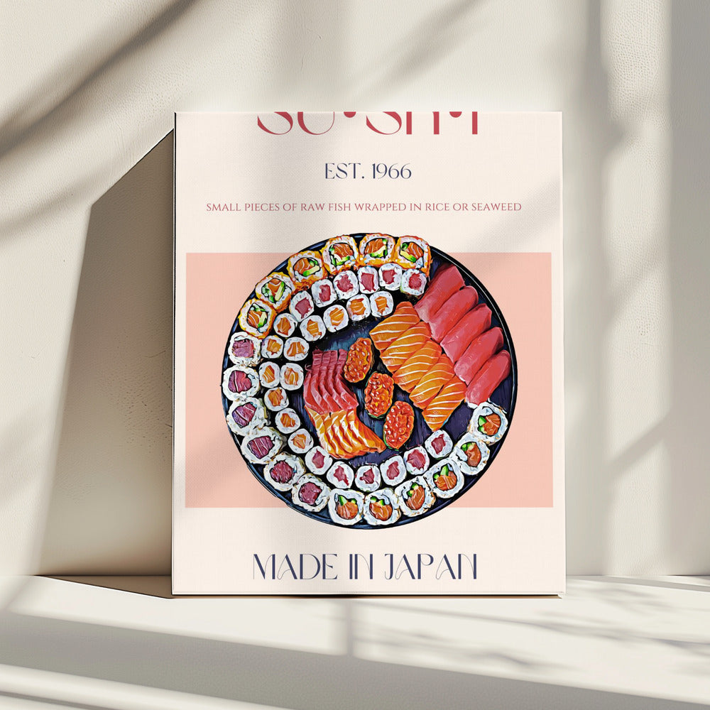 Buntes Sushi-Vergnügen | Leinwand
