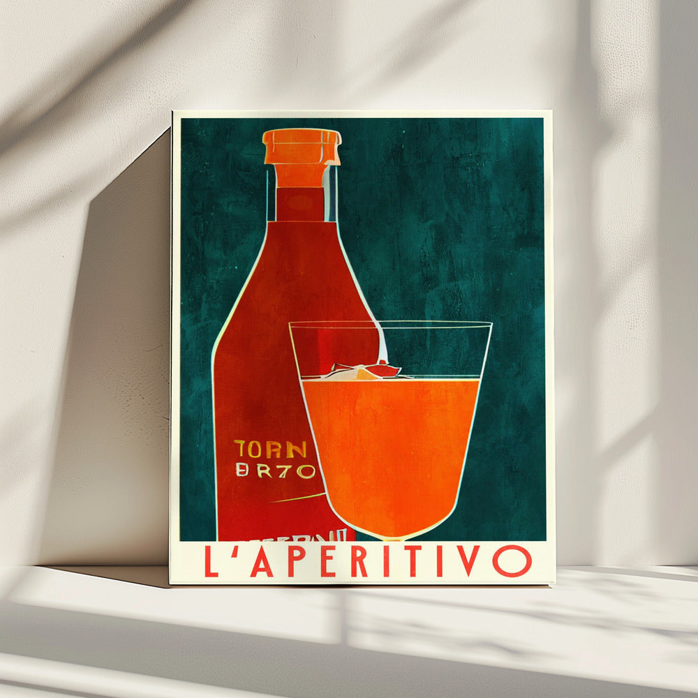 Der Aperitif | Leinwand