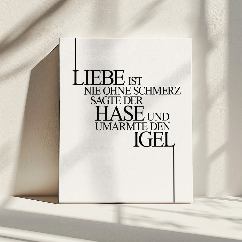 Hase Und Igel | Leinwand