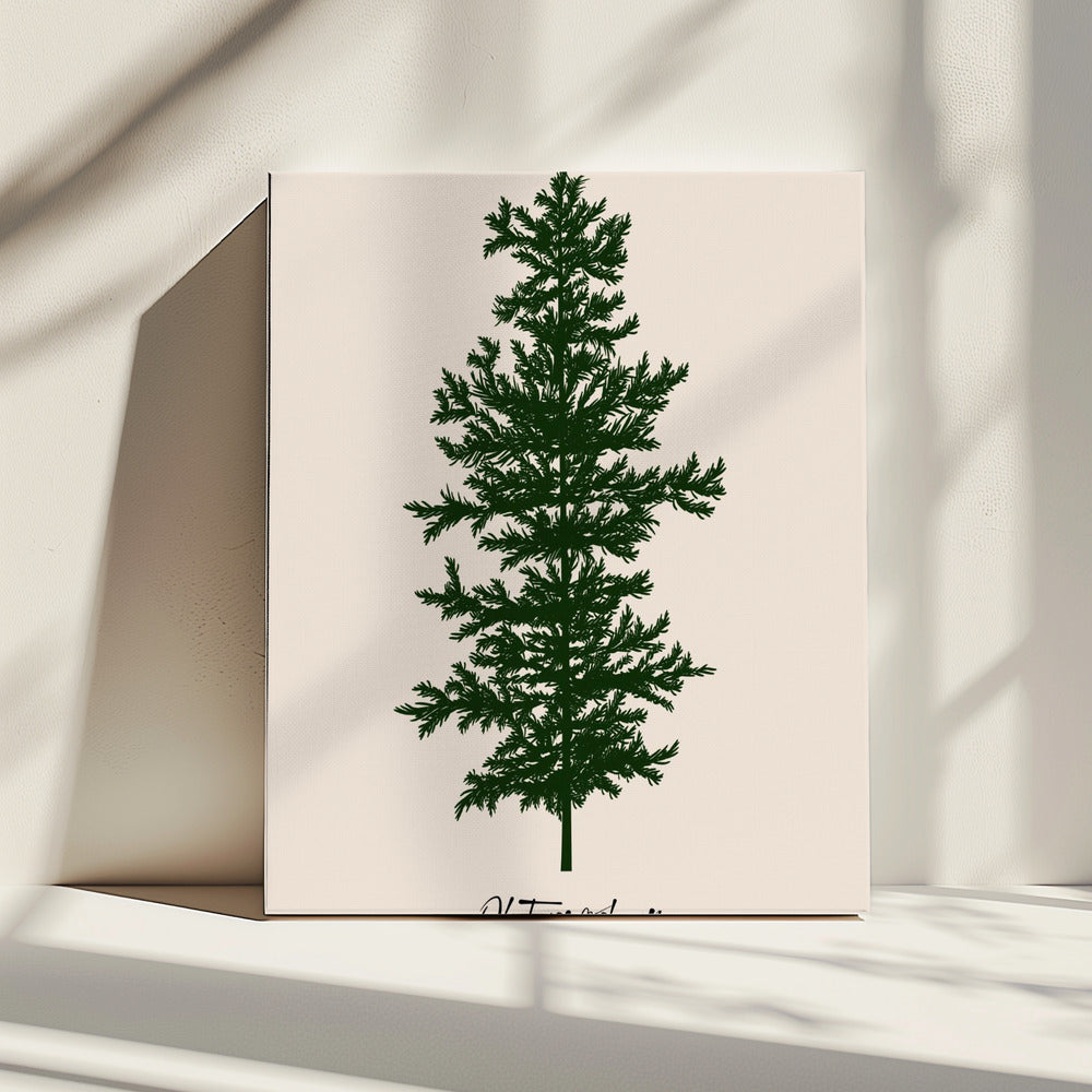 Oh Tannebaum (grün) | Leinwand