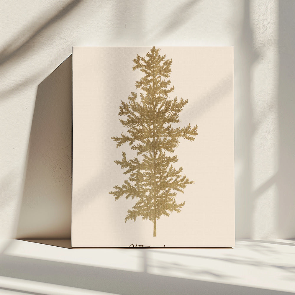 Oh Tannebaum (gold) | Leinwand