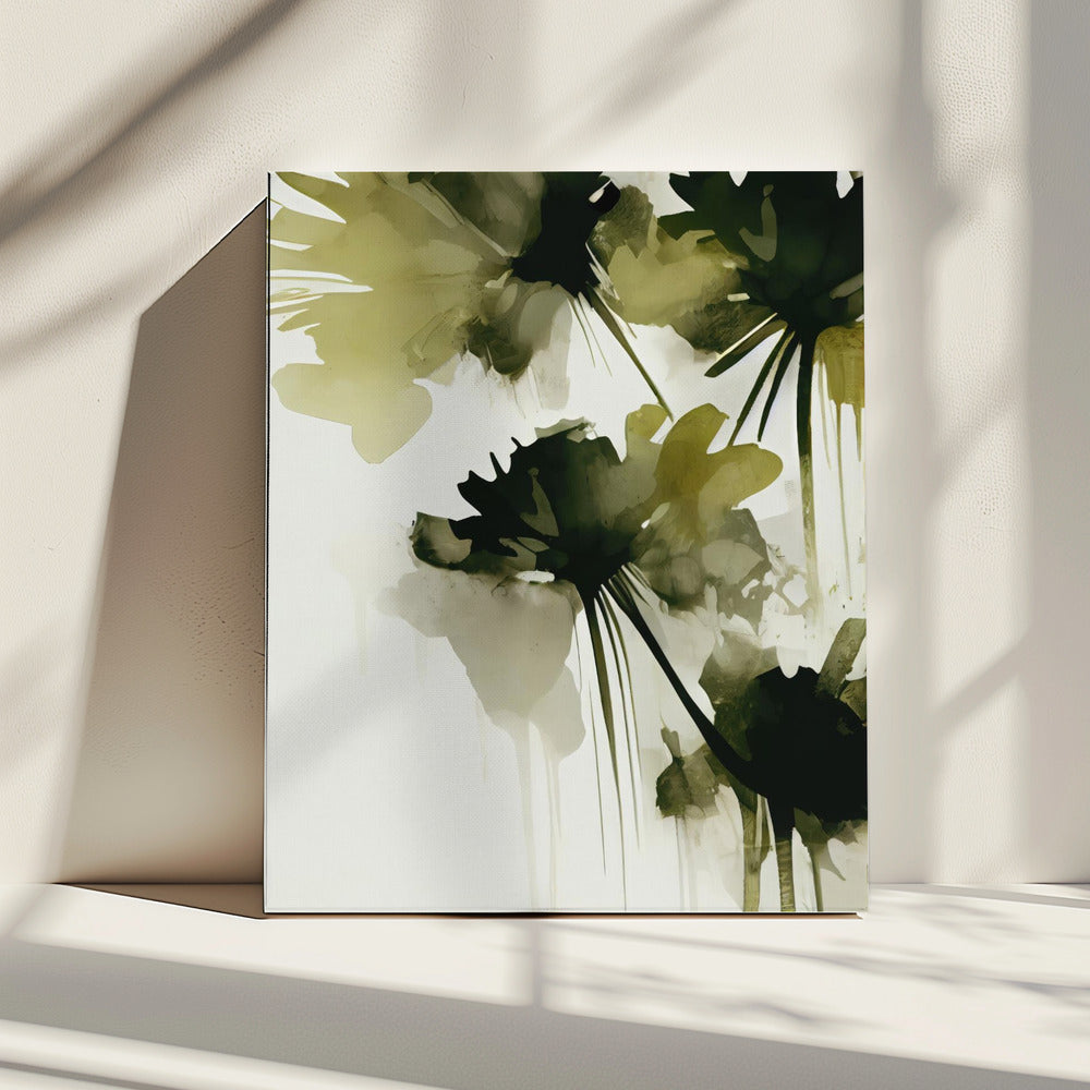 Florale Farbtöne Tanz | Leinwand
