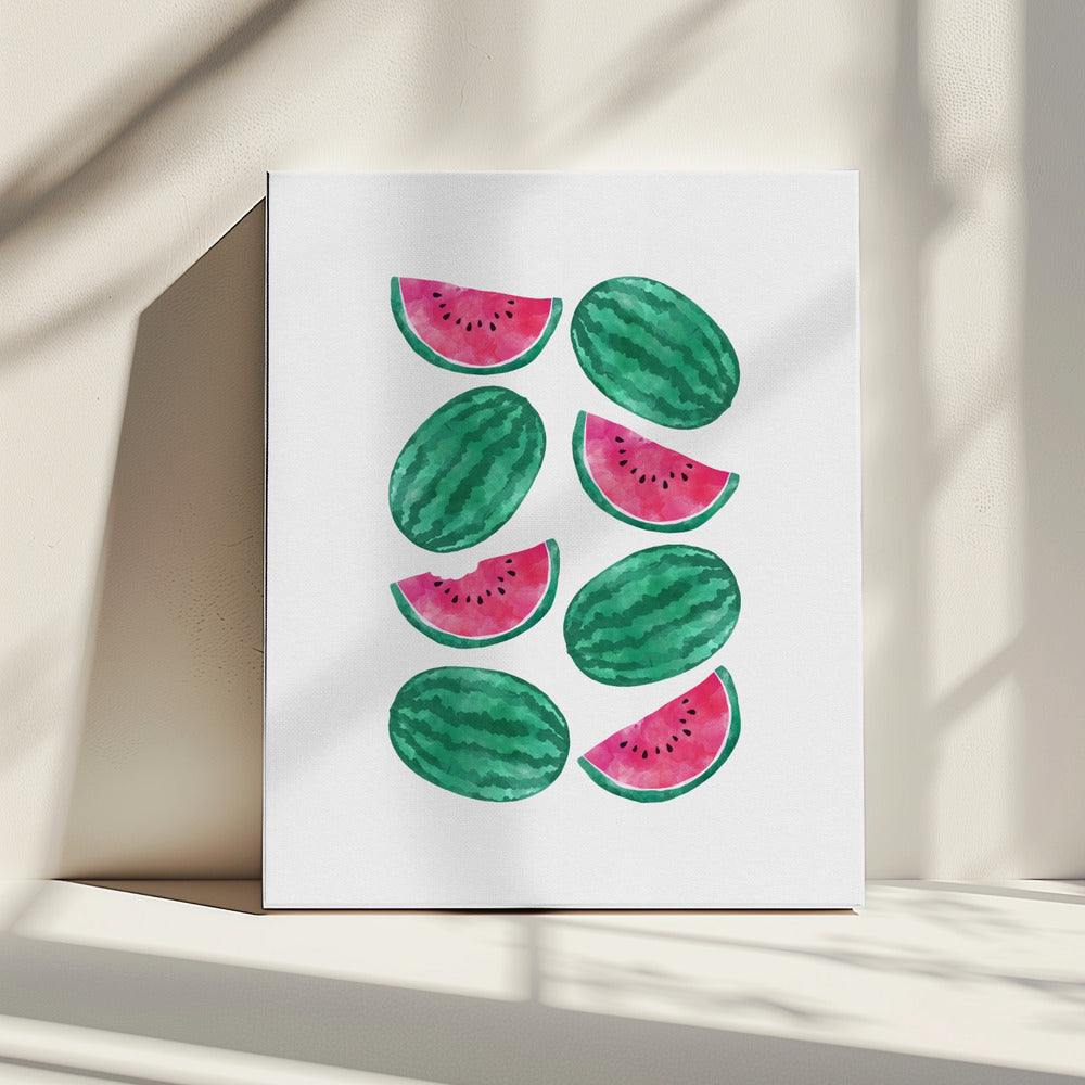 Wassermelonenmenge | Leinwand