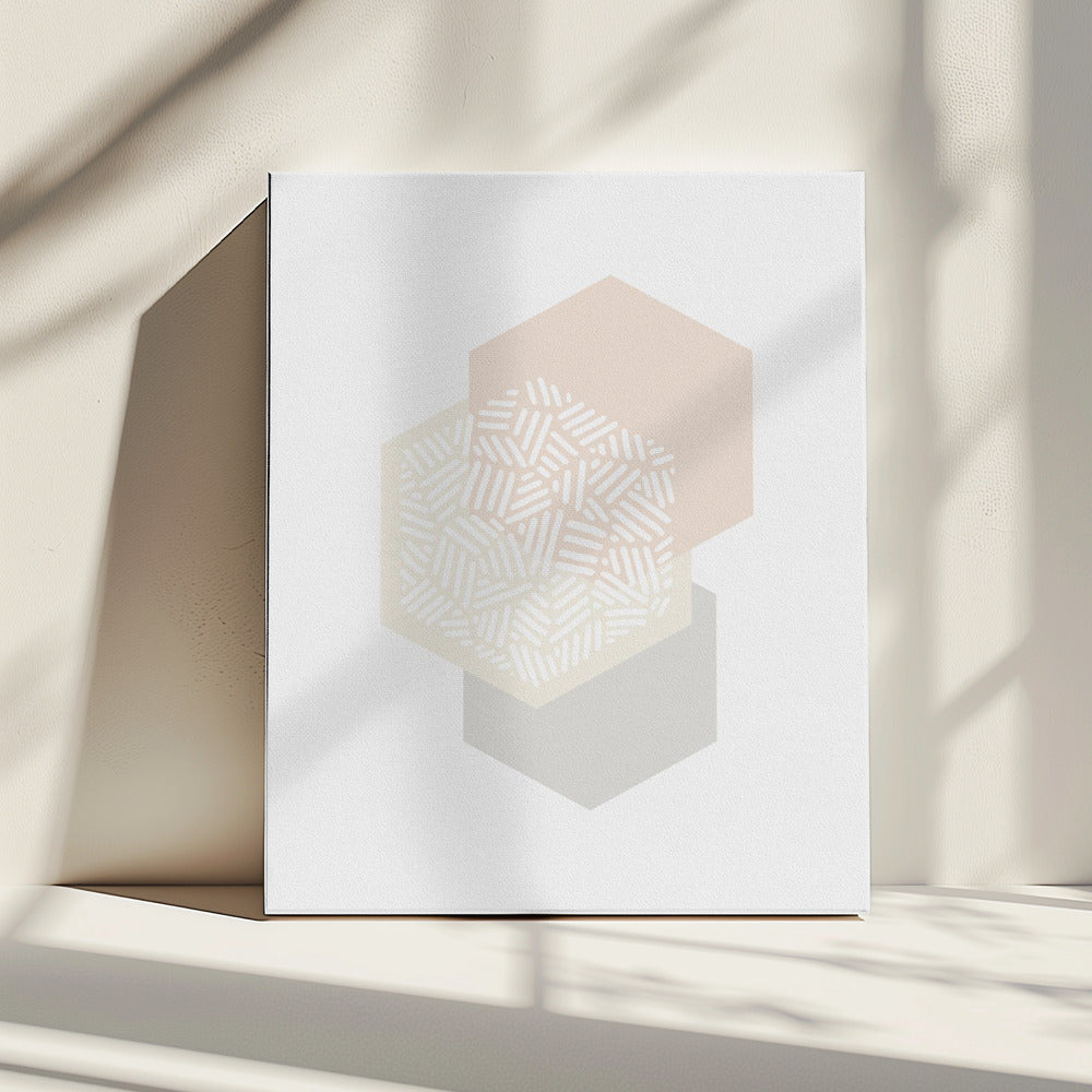 Geometric Mute Colours I | Canvas