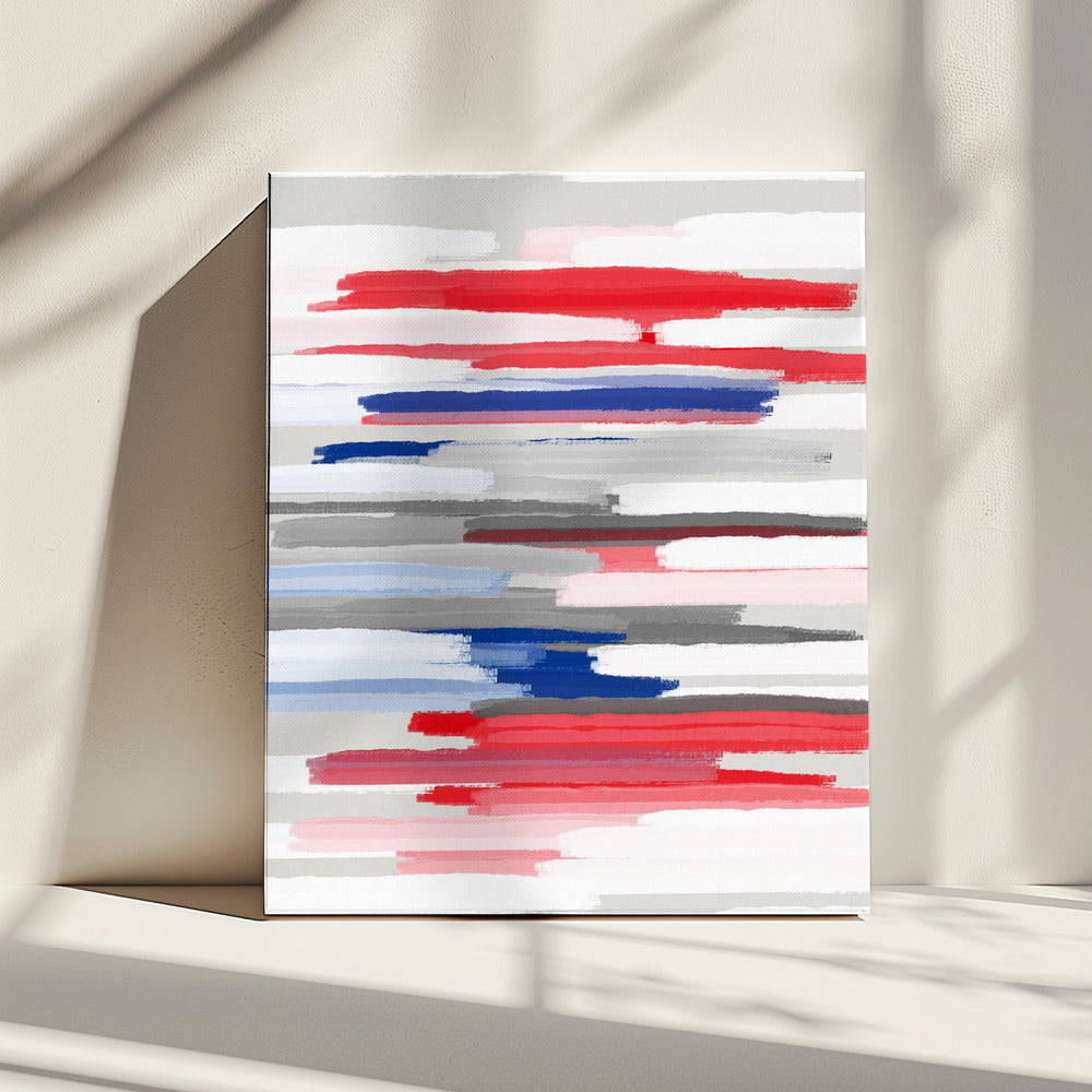 BILLS ROT WEISS UND BLAU | Leinwand