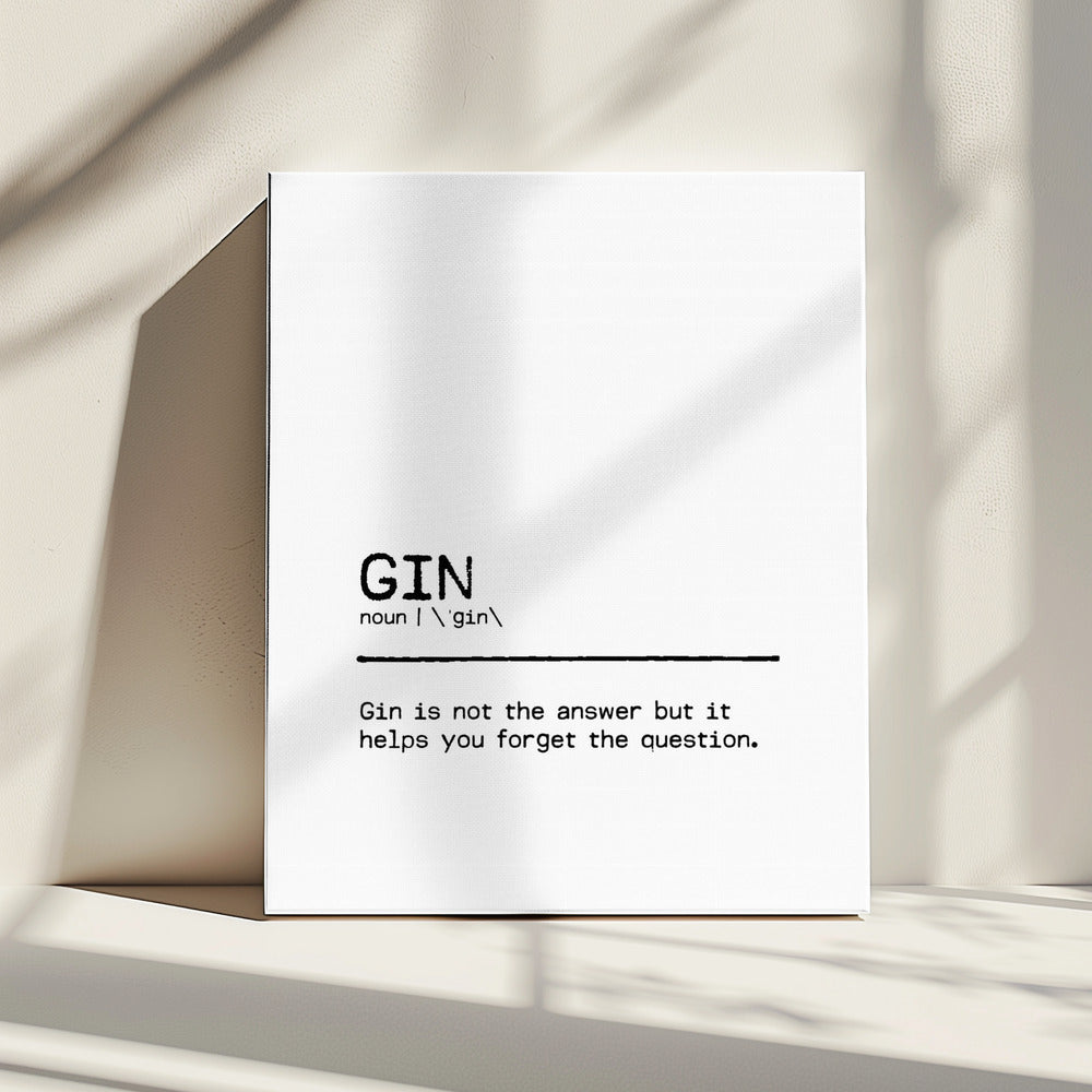 Quote Gin Question | Canvas