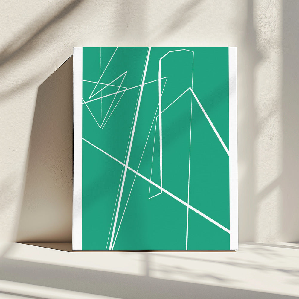 Geometrische Flucht | Leinwand