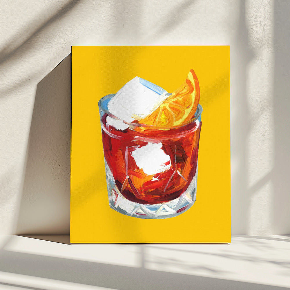 Negroni Sonnenscheingelb | Leinwand