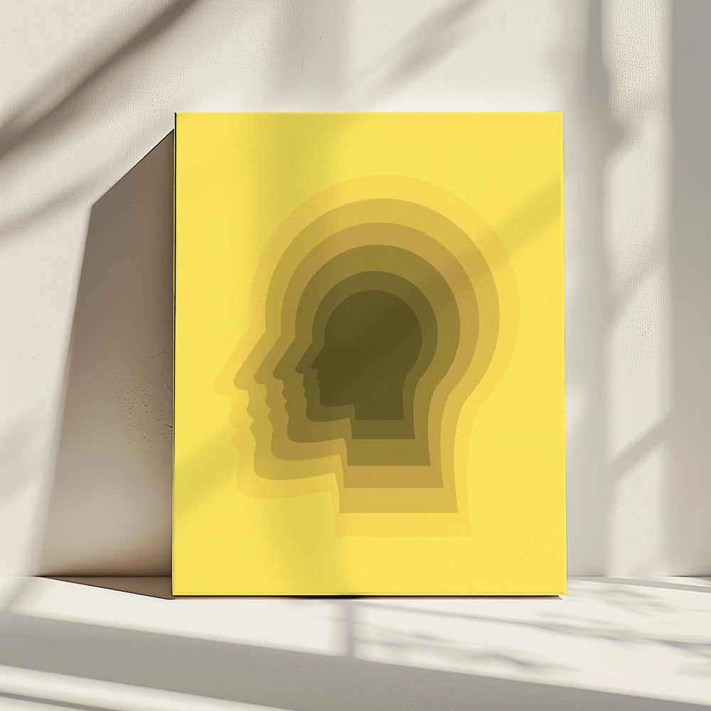 Geschichtete Gedanken | Leinwand